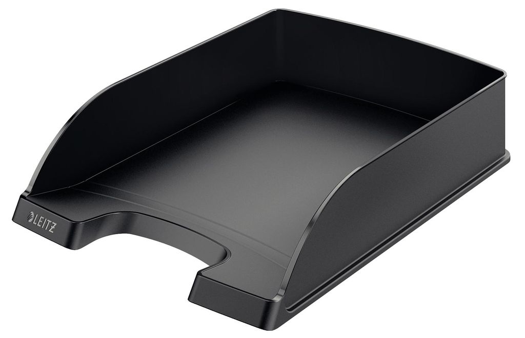 Leitz Plus Briefkorb, Standard, Polystyrene, Schwarz, 255 Produktbild 