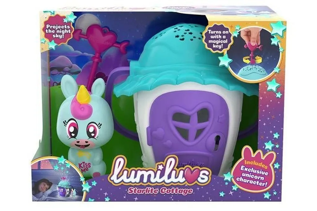 Veilleuse maison Lumiluvs avec figurine licorne interactive et sons - 5