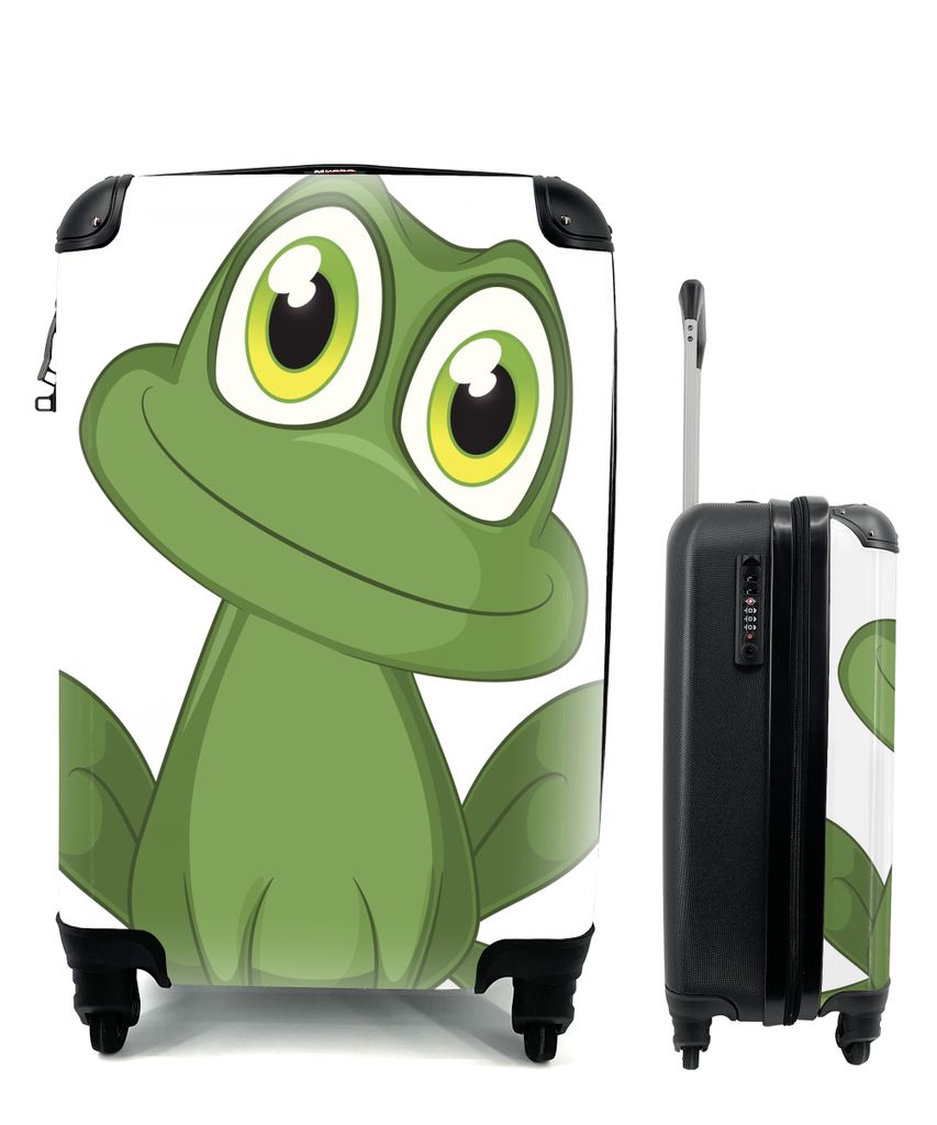 MuchoWow® Koffer Handgepäck Trolley Rollkoffer Kleine Produktbild 