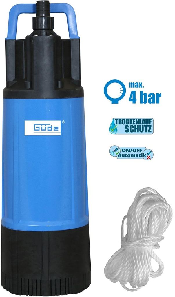 GÜDE Drucktauchpumpe GDT 1200 Bewässerungspumpe Teichpumpe Produktbild 