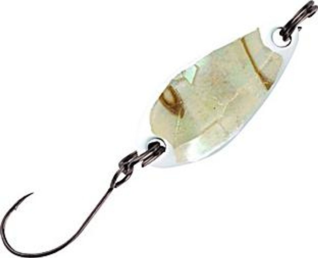 Trout Master Incy Spoon 2cm 2,5g - Forellenblinker, Farbe:Perlmuttfarben