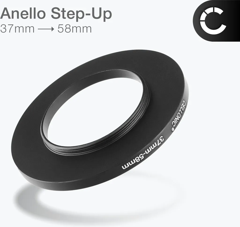 Miglior Adattatore Step Up 37-58mm CELLONIC | Upgrade Filtri Camera