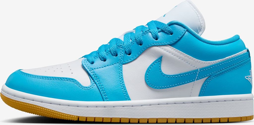 Nike Air Jordan 1 Low "Dark Powder Blue & Gum Light Brown" Blau, Größe: 38
