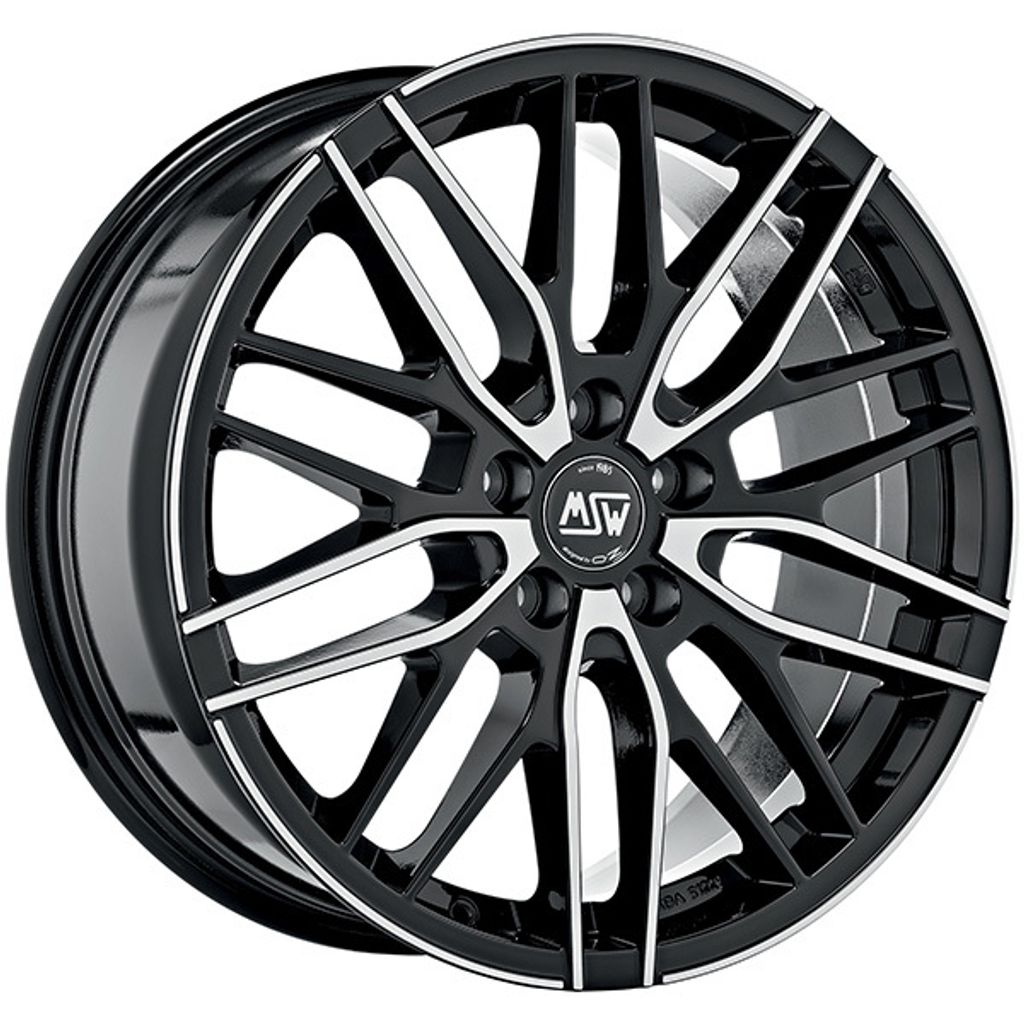 Alufelge Msw Msw 72 7X17 5X114.3 Et 45 Gloss Black Full Polished