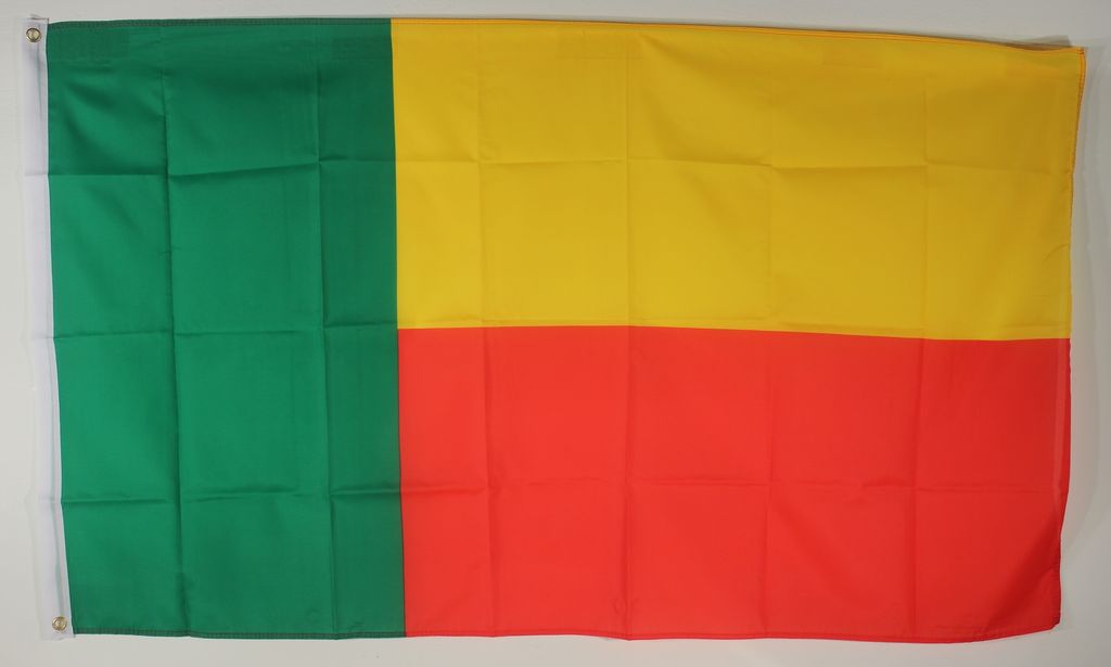 Flagge Fahne : Benin Beninflagge  Nationalflagge Produktbild 
