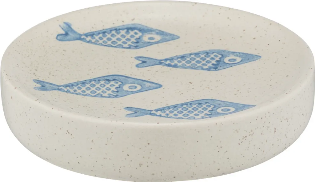 Accessorio Bagno Exclusive: Portasapone Acquamarina Vetroceramica
