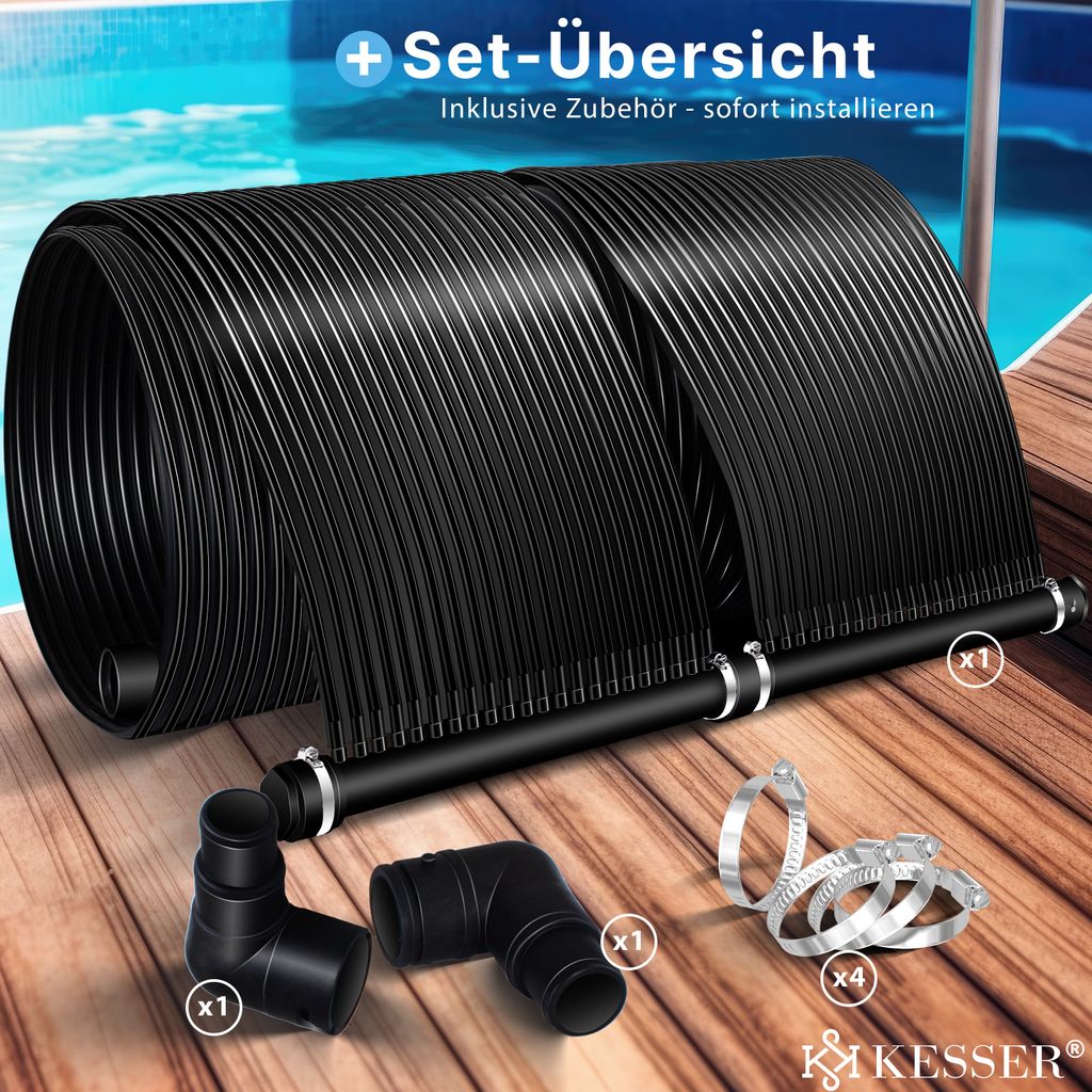 KESSER® Solarkollektor Poolheizung cm, Warmwasser Heizung Produktbild 8