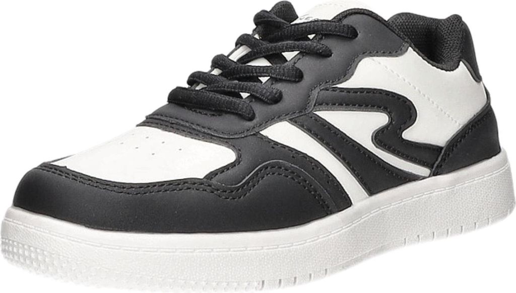 Sneakers Kinder-Jungen-Sneaker Schwarz-Weiß, Farbe:schwarz, EU Größe:38