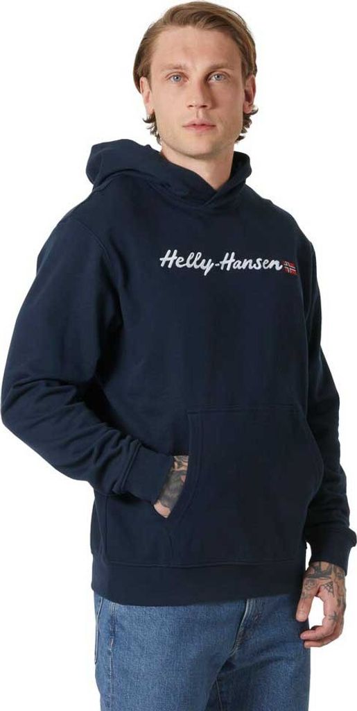 Helly Hansen Core Graphic Kapuzenpullover Blau S Mann Blau S