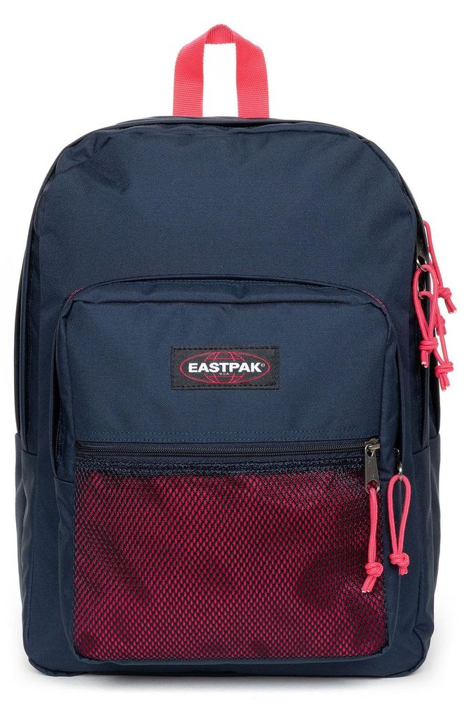 EASTPAK Schulrucksack Rucksack mit Laptopfach Pinnacle 38L Kontrast Saffron dunkelblau