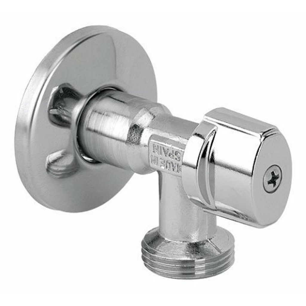 Waschmaschinenventil L-85 1/2 "x3/4", anticalc, cromo Immagine del prodotto 
