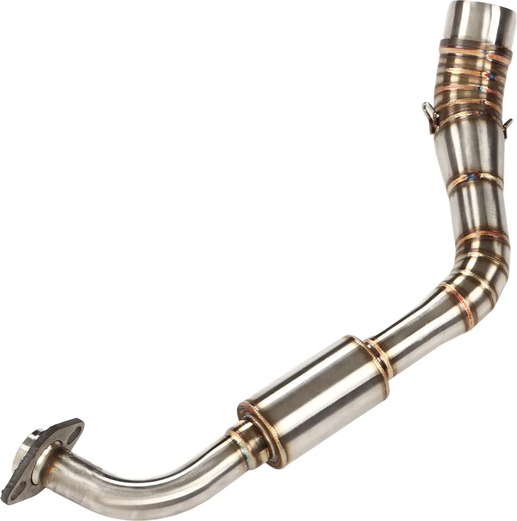 Collecteur Échappement Central Inox avec Résonateur pour Scooter NVX 155