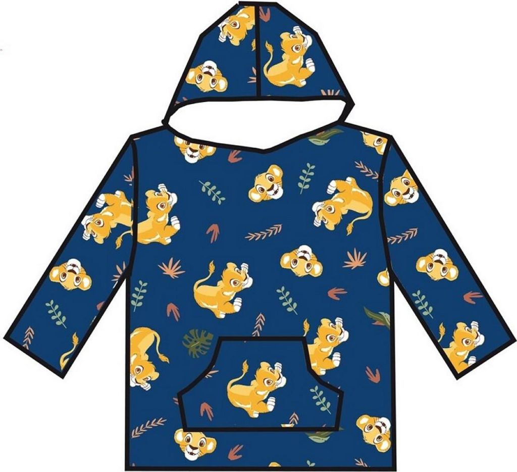 Disney Der König der Löwen Kapuzenponcho 7 - 14 Jahre Polyester