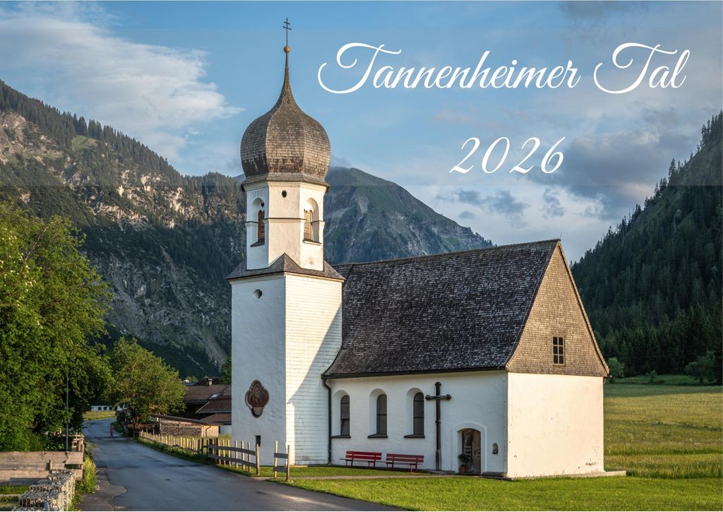 raxxa Premium-Monatskalender Tannenheimer Tal 2026 DIN-A2 quer