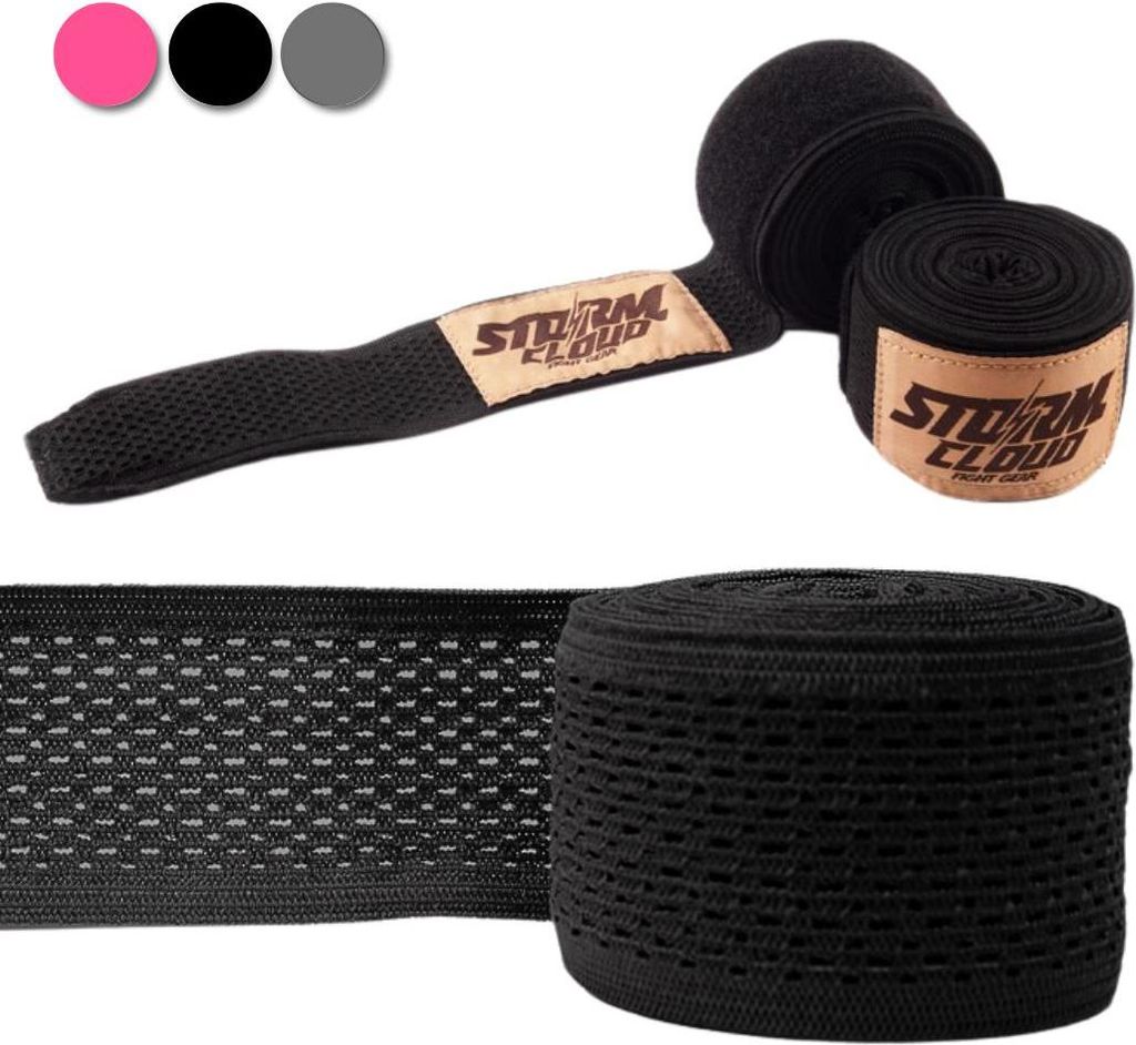 StormCloud HW MESH Boxbandagen Schwarz 4m