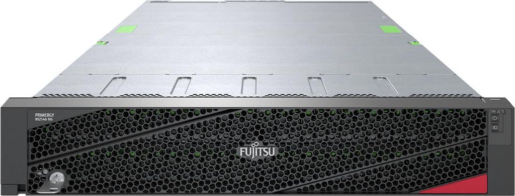 Fujitsu PRIMERGY RX2540 M6 - Server - Rack-Montage - 2U - zweiweg - 1 x Xeon Gold 6334 / 3.6 GHz - RAM 32 GB - SATA - Hot-Swap 6.4 cm (2.5′′)