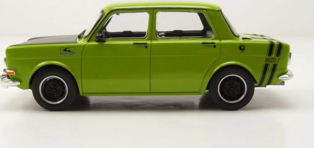 Réplique Simca 1000 Rallye 2 1:24 métal durable Whitebox vert clair