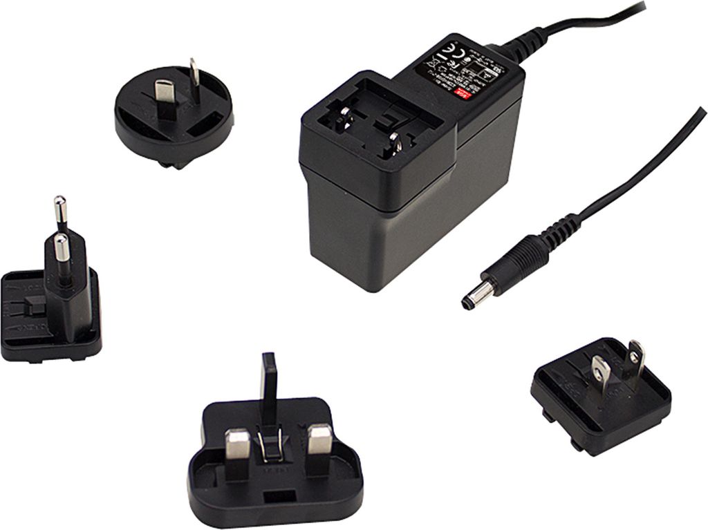 MEANWELL GEM60I07-P1J, Stecker-Netzteil, 45W 7,5V 6A medical
