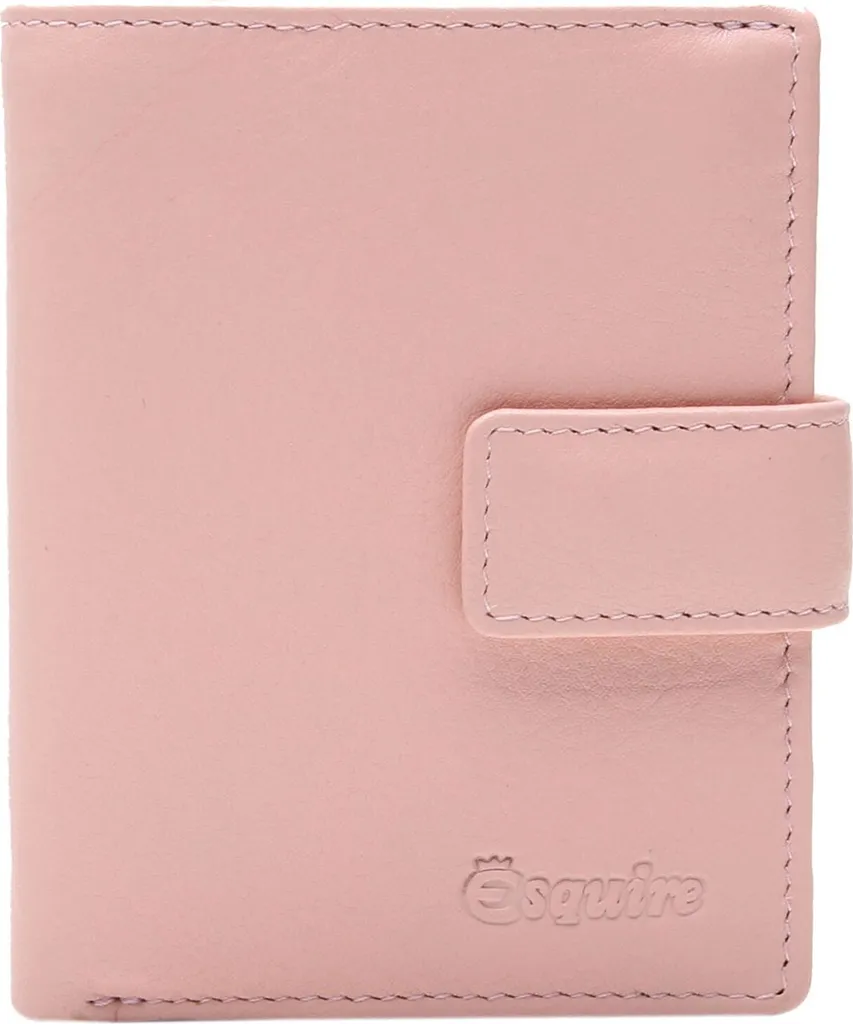 Porte-monnaie Esquire Viktoria 62 en cuir saumon - Élégance compacte