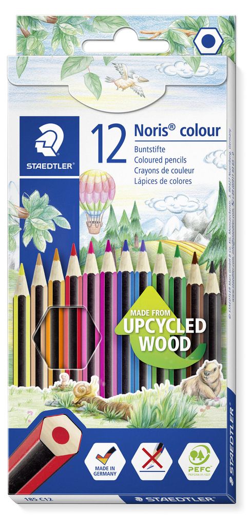 STAEDTLER Noris colour 185 Buntstift Etui mit 12 Farben Produktbild 