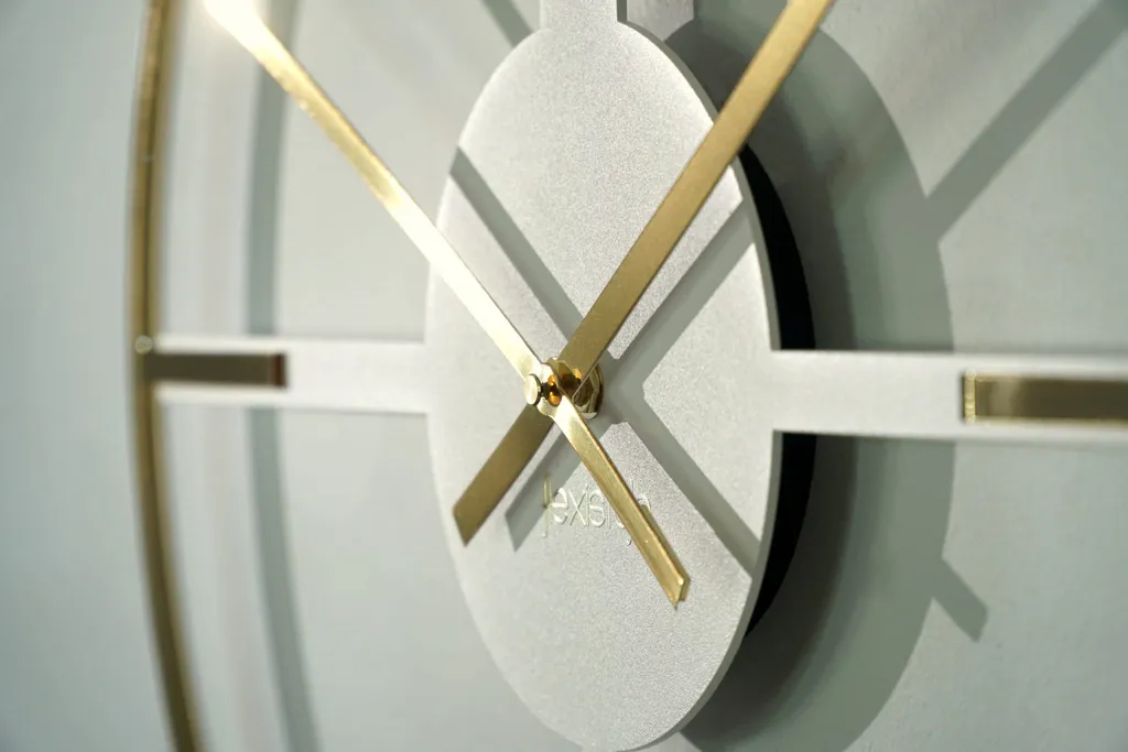 Horloge murale 50cm silencieuse Flexistyle z21e - Déco précise et chic - 7