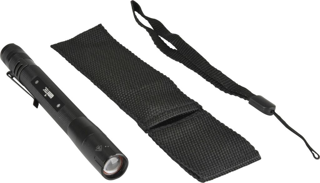 UNITEC LED Taschenlampe PRO 100Z sw