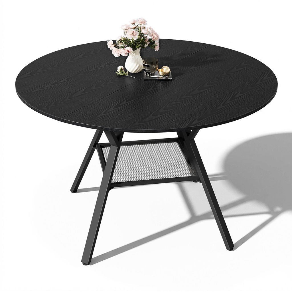 BEALIFE Runder Esstisch 120 cm Ø | Für Esszimmer, Balkon & Produktbild 