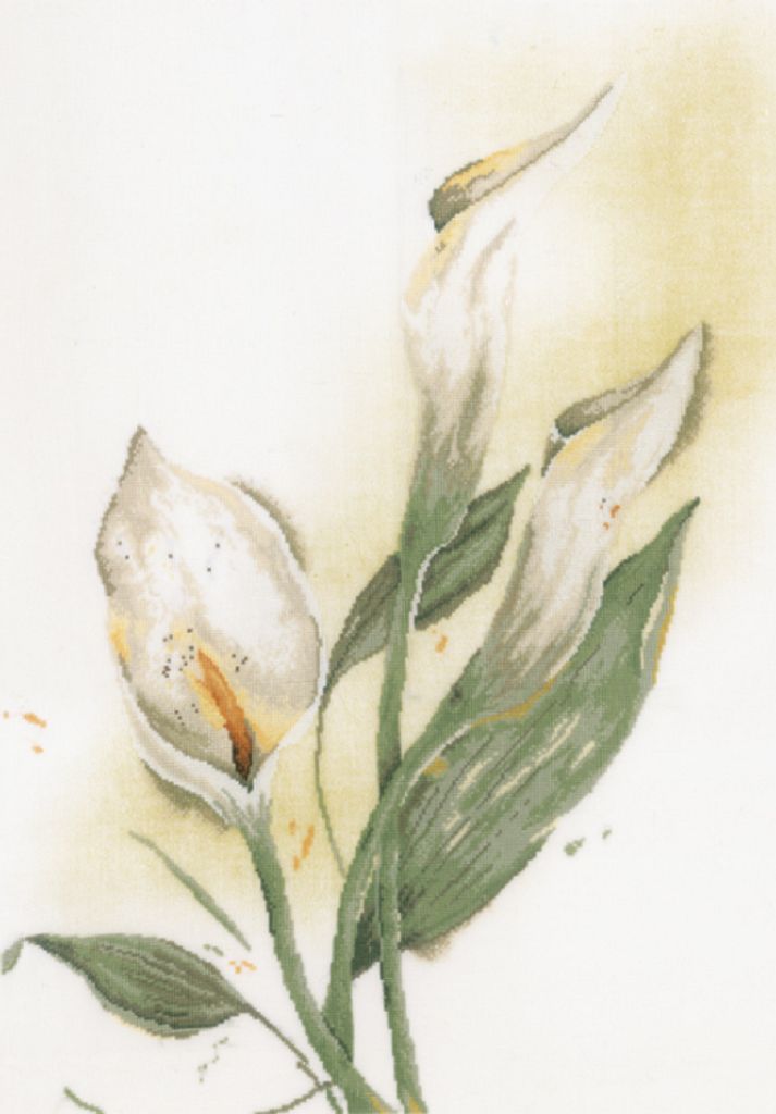 Lanarte PN-0008015 Calla Lily Kreuzstichpackung