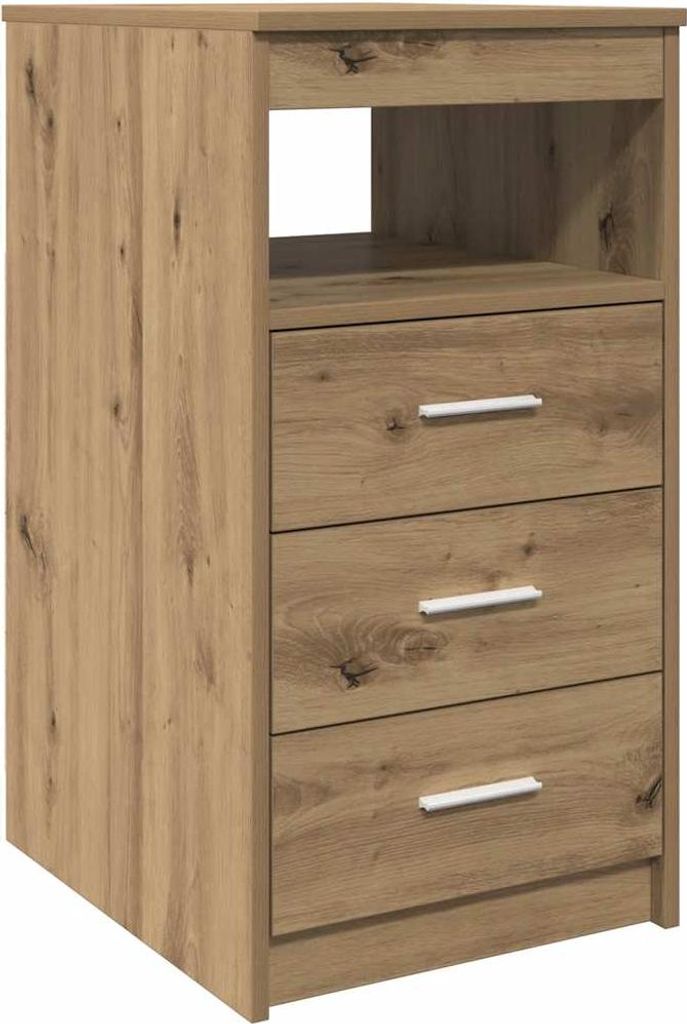 vidaXL Zásuvková skříňka Artisan dub 40x50x76 cm materiál Obrázek produktu 