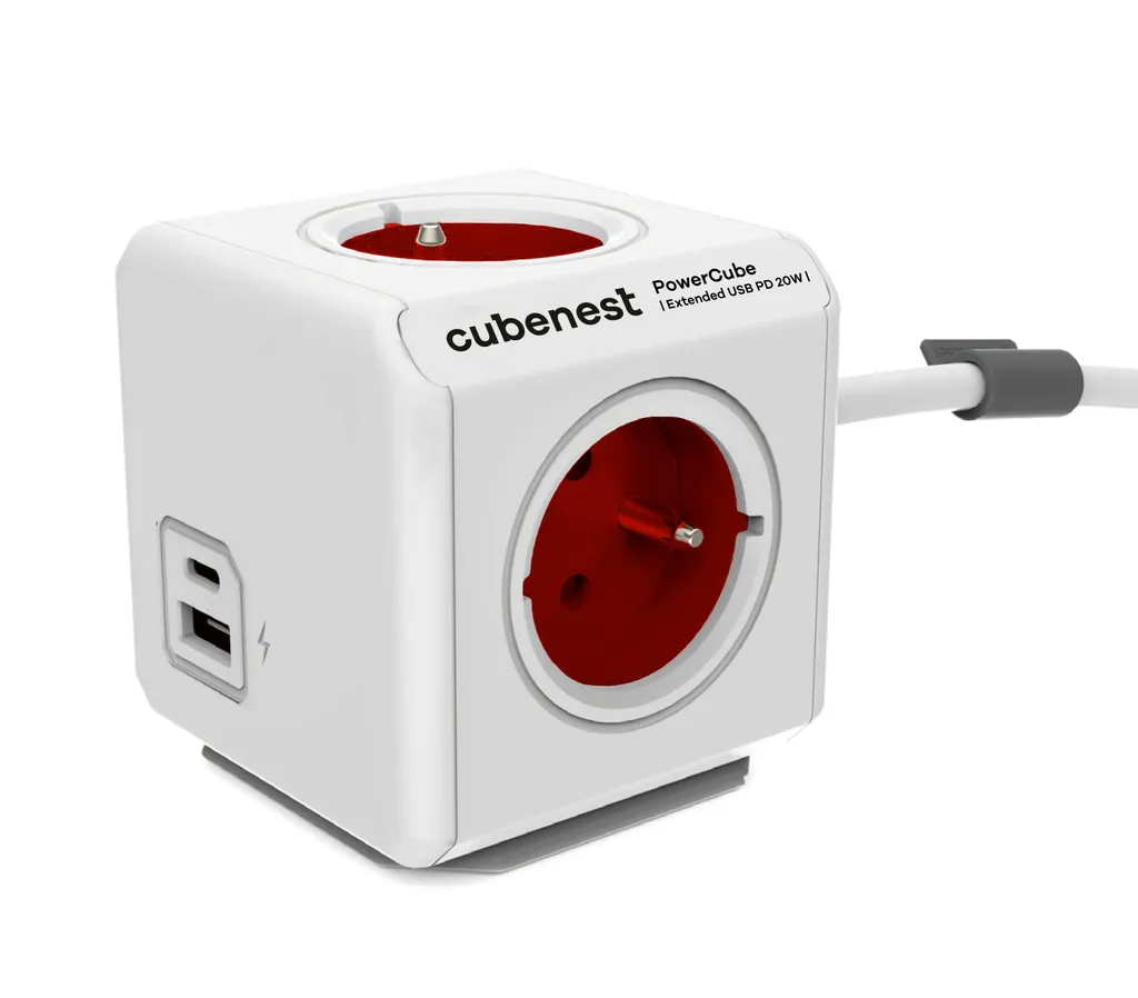Powerstrip Cubenest Extended USB-C PD 20W 1.5m | Design Red Dot Award