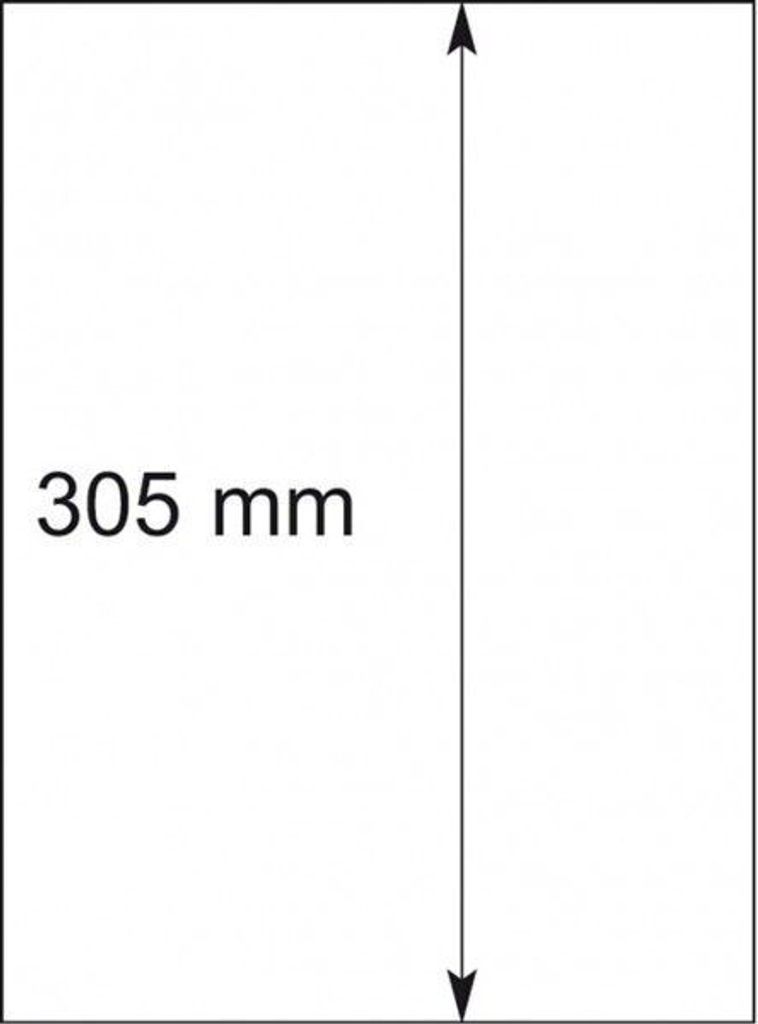 Lindner 802112P T-Blanko-Blätter - 10er-Packung