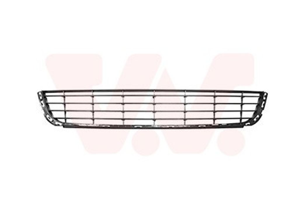 VAN WEZEL Lüftungsgitter Grill Stoßfänger für VW GOLF VI (5K1) Chrom/Schwarz