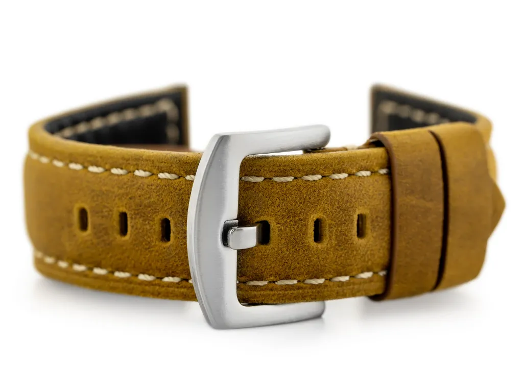 QUARKZMAN 2 Fermagli In Pelle Per Cinturino Orologio 22mm + Strumento Rimozione – Accessori Di Ricambio - 4