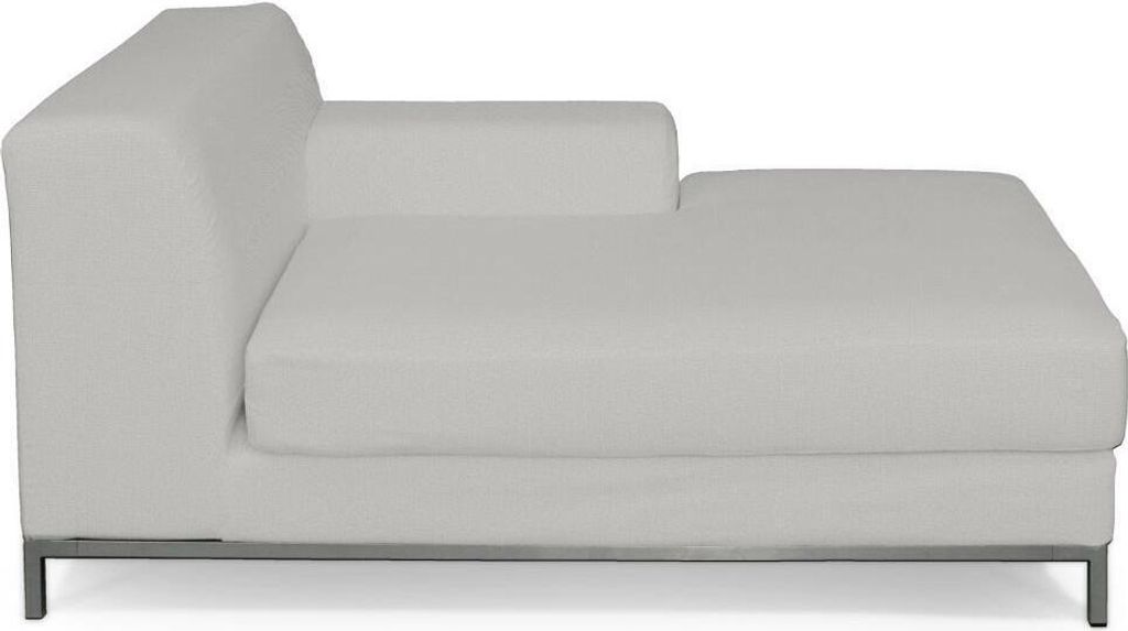 Dekoria Bezug für Kramfors Sofa Recamiere rechts, hellgrau, Bezug für Recamiere rechts Kramfors