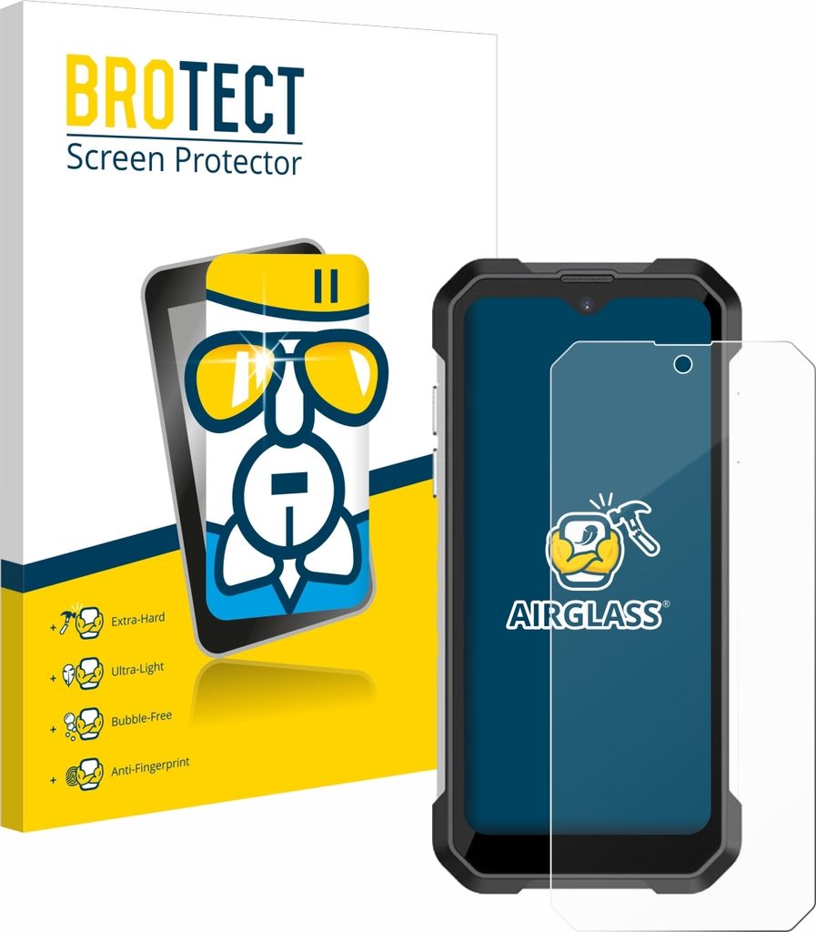 BROTECT Schutzglas für Unihertz Tank Mini Schutzfolie Panzer Folie Glas Display Schutz klar