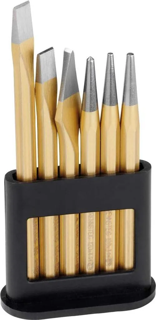 Set di utensili Rennsteig in acciaio al cromo vanadio 6 pezzi in acciaio per tempra ad aria con supporto in plastica - R421 000 0