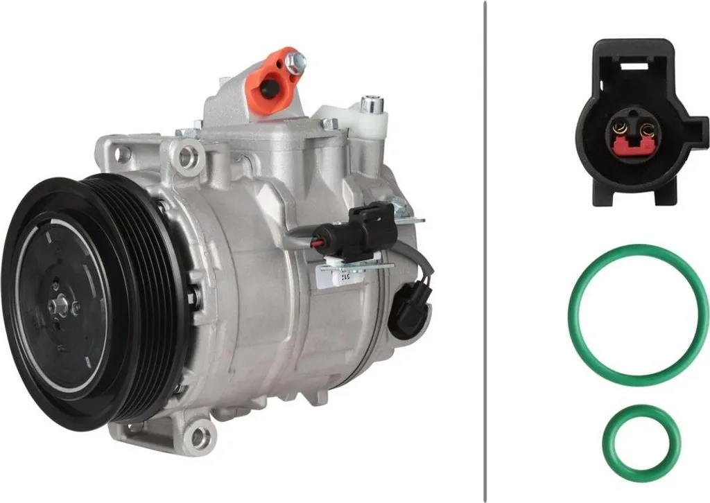 Compresseur de climatisation 12V HELLA Ø 120 : Froid optimal Jaguar XK