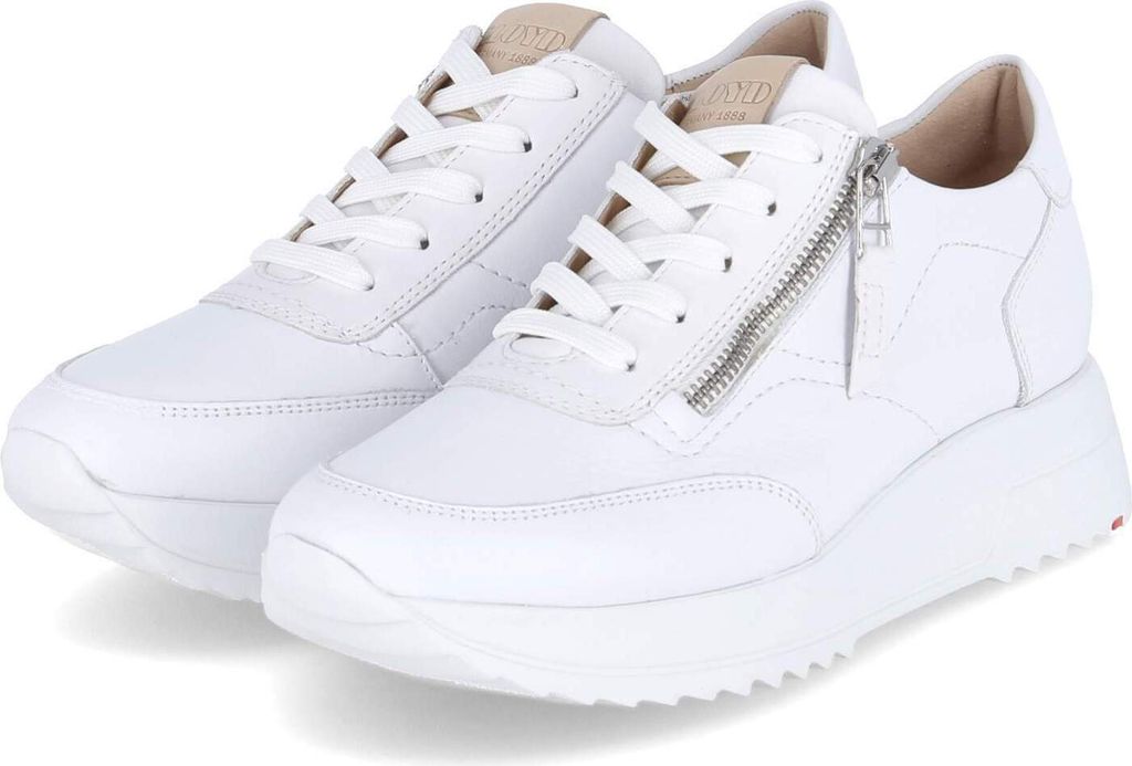 LLoyd Damen Low Sneaker MOMO Weiß Glattleder