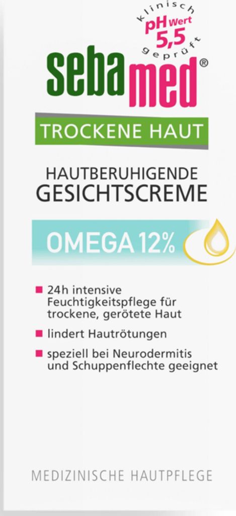 Sebamed Trockene Haut Omega 12 % Gesichtscreme 50ml Produktbild 