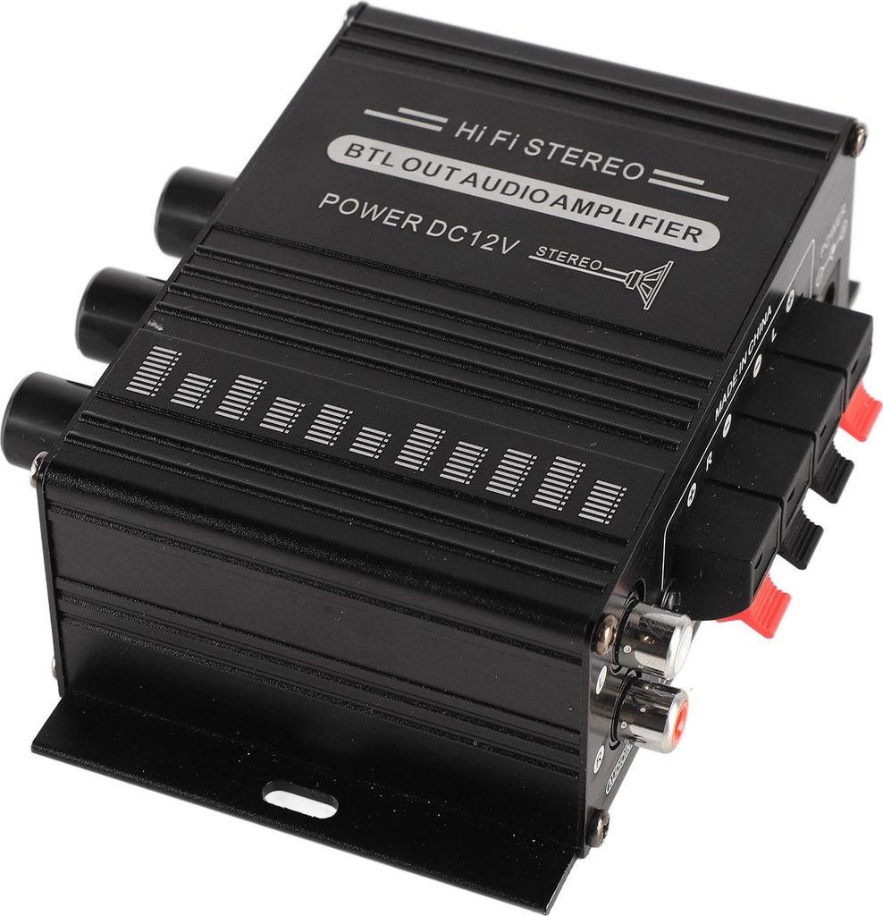 Wzmacniacz stereo 12 V, przenośny, czysta jakość dźwięku, Zdjęcie produktu 