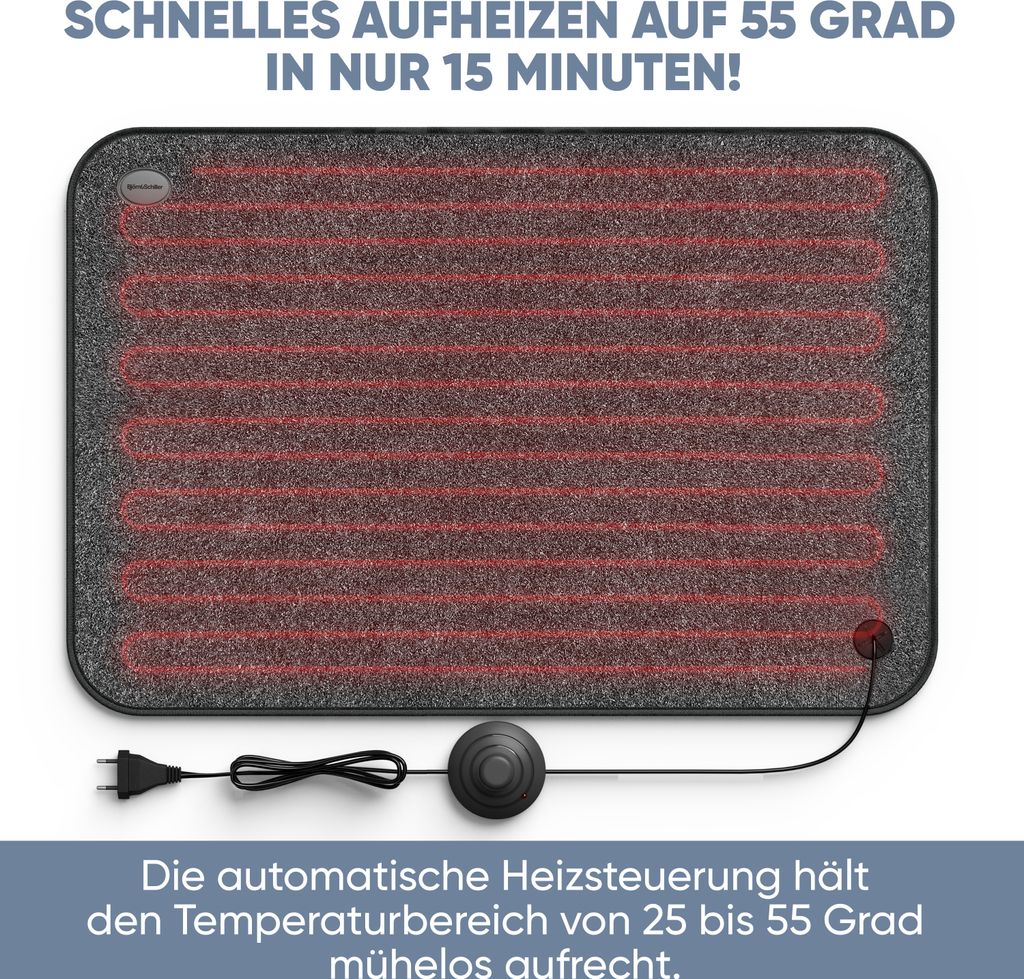 Björn & Schiller Elektrischer Heizteppich 40x60 cm mit Produktbild 6