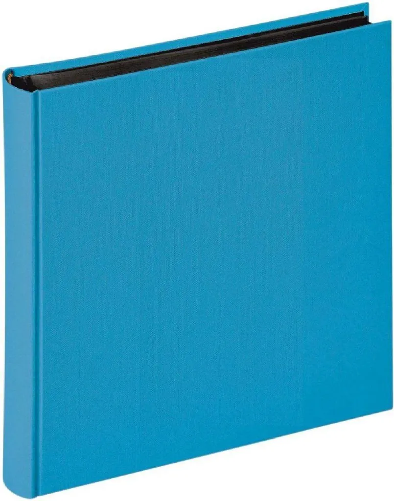 Walther Album fotografico Fun 30x30 cm blu oceano 100 pagine nere