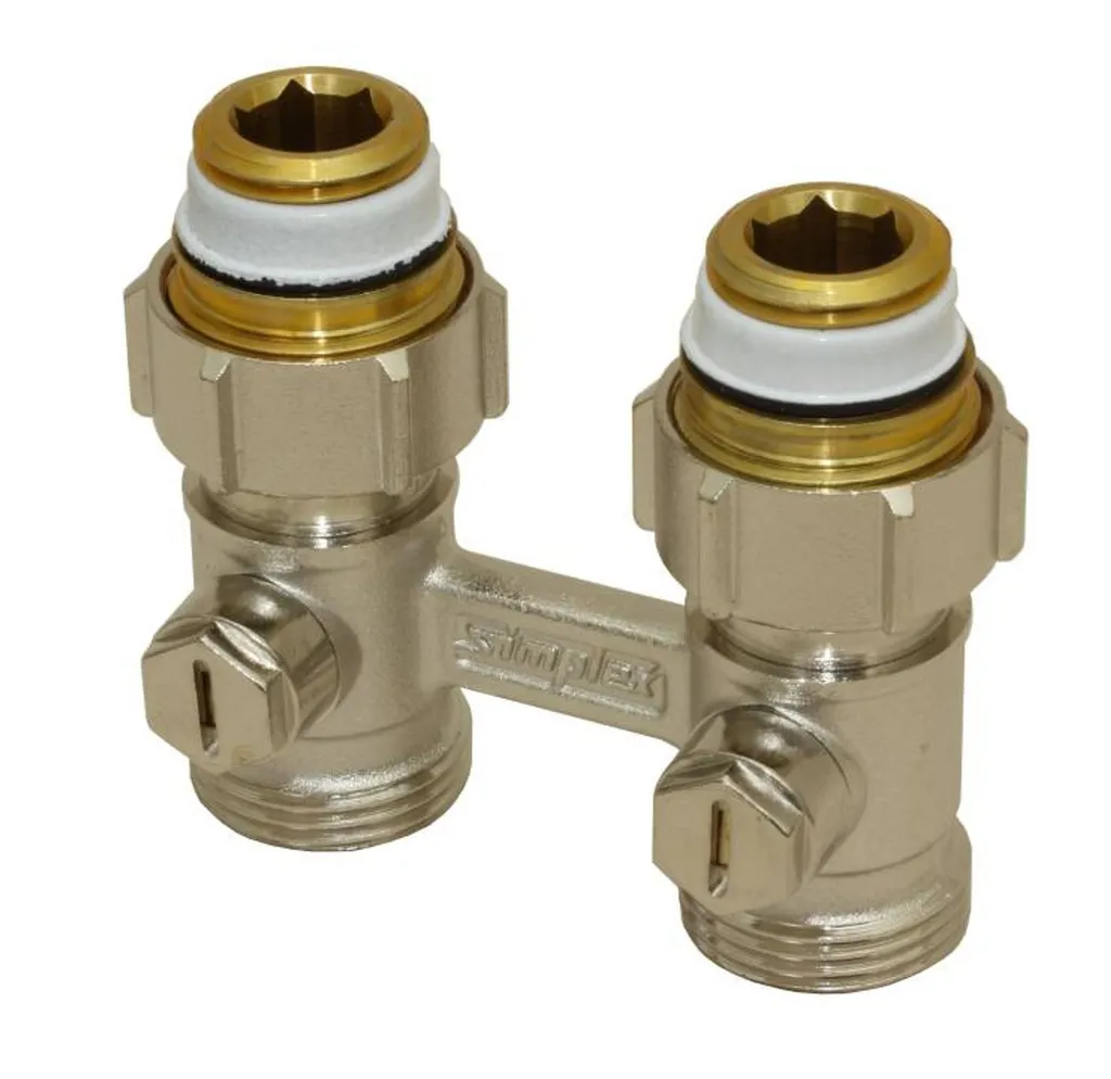 Raccord de chauffage Simplex G3/4 pour installation bitube efficace - 4