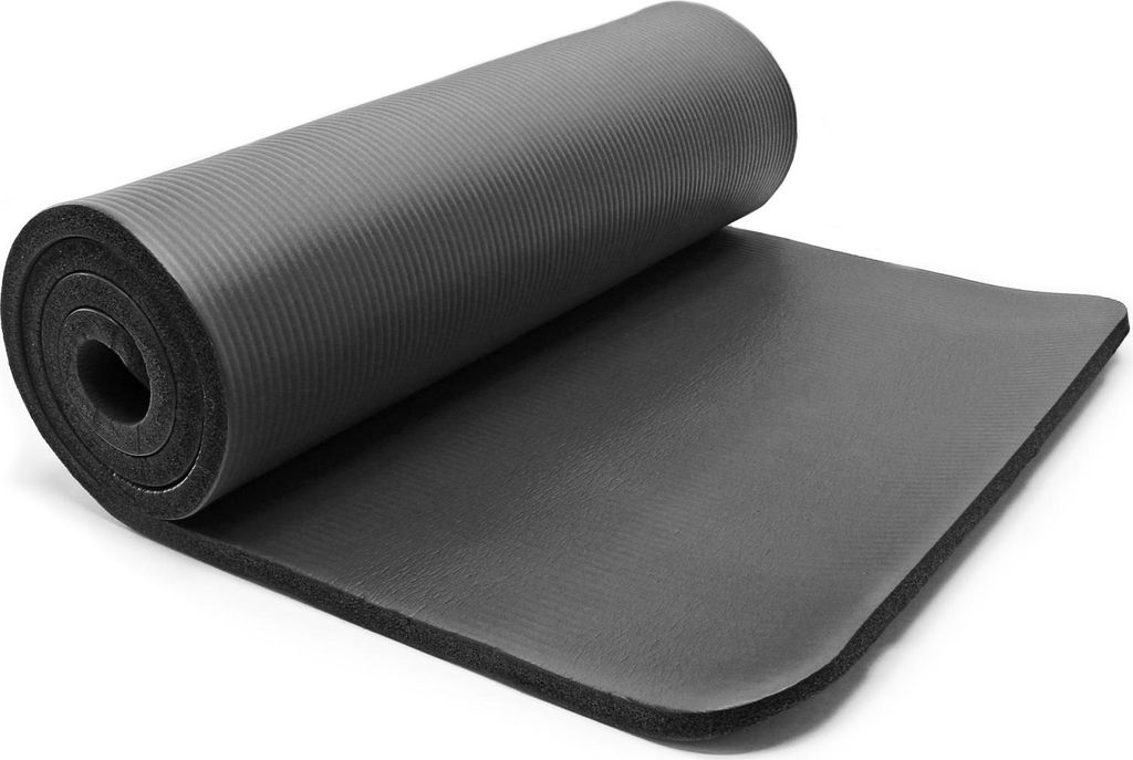 Wiltec tappetino yoga nero 190x100x1,5 cm tappetino da Immagine del prodotto 