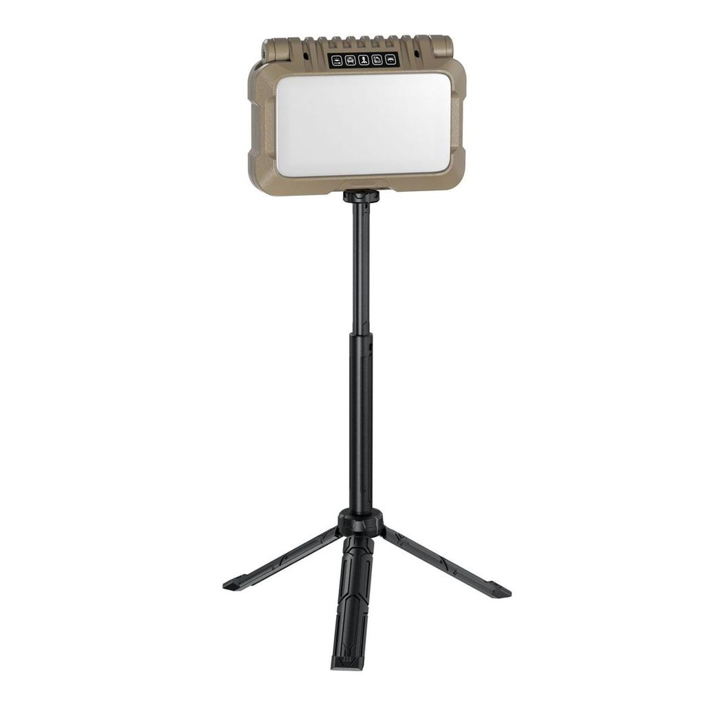 Tragbare LED Lampe Mit Stativ Haken Dimmbar Spritzwassergeschützt Type-C Ladeanschluss