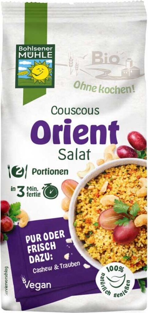 Bohlsener Mühle Couscous Orient Salat 165g - Produktbild 