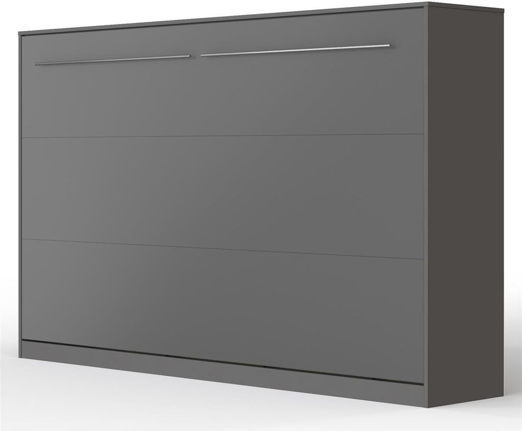 SMARTBett Schrankbett Standard Anthrazit 120 Horizontal