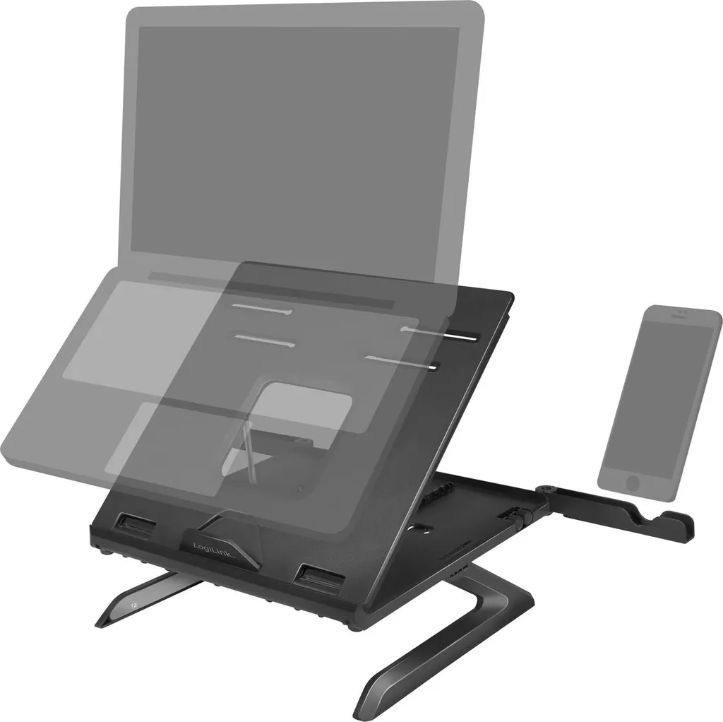 Support Ergonomique PC Portable 16 Pouces avec Double Emplacement Mobile - 2