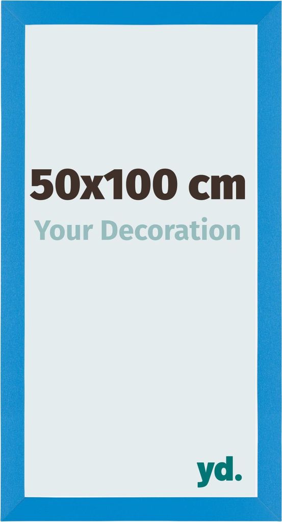 Bilderrahmen, 50x100 cm, Hellblau, MDF, Mura