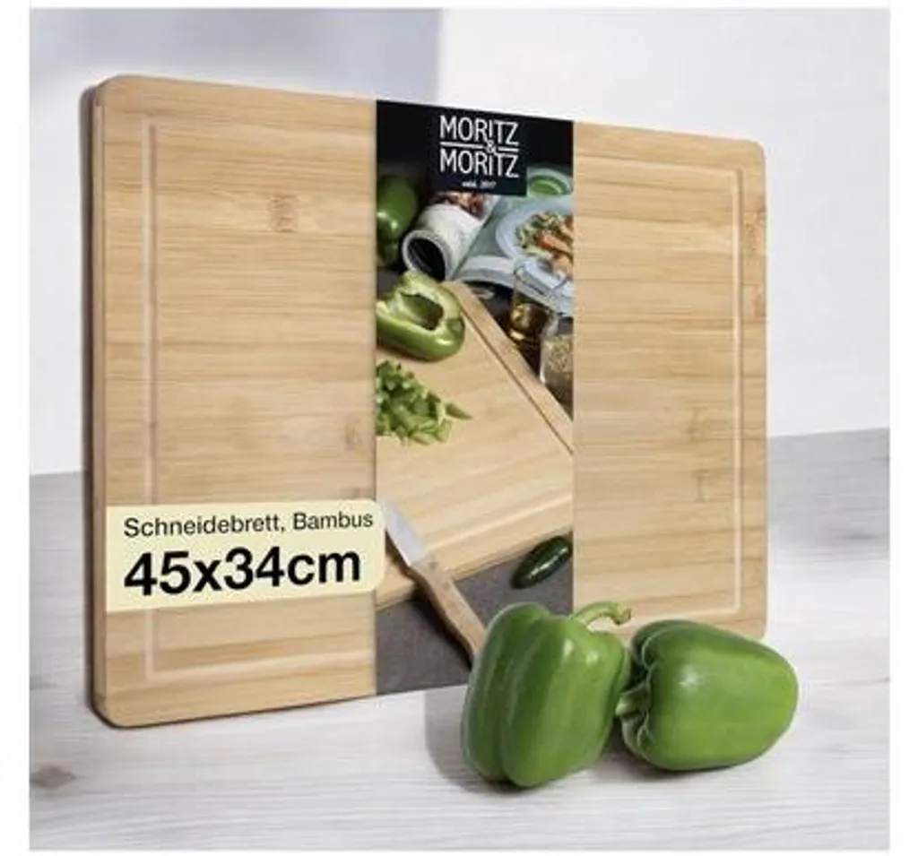 Planche à découper et plateau de fromage XXL en bambou pour grandes tables